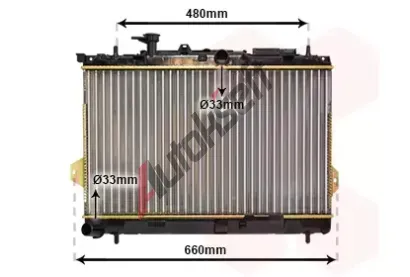 VAN WEZEL Chladi vody VAW 82002097, 82002097