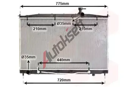 VAN WEZEL Chladi vody VAW 82002174, 82002174