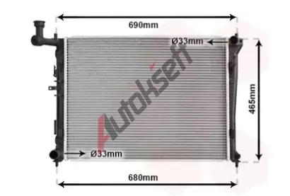VAN WEZEL Chladi vody VAW 82002179, 82002179