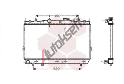 VAN WEZEL Chladi vody VAW 82002185, 82002185