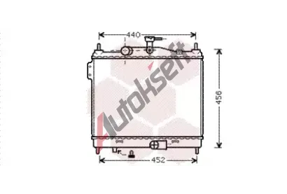 VAN WEZEL Chladi vody VAW 82002206, 82002206