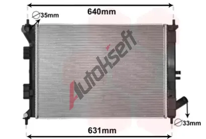VAN WEZEL Chladi vody VAW 82002335, 82002335