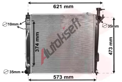 VAN WEZEL Chladi vody VAW 82002339, 82002339