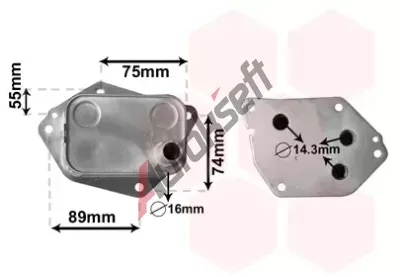 VAN WEZEL Chladi oleje VAW 82003288, 82003288