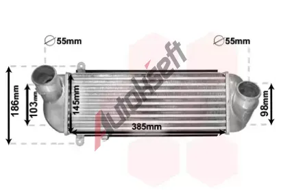 VAN WEZEL Chladi vzduchu intercooler VAW 82004212, 82004212