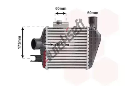 VAN WEZEL Chladi vzduchu intercooler VAW 82004226, 82004226