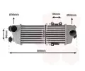 Chladi vzduchu intercooler VAN WEZEL ‐ VAW 82004227