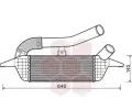 Chladi vzduchu intercooler VAN WEZEL ‐ VAW 82004228