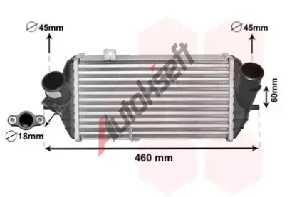 VAN WEZEL Chladič vzduchu intercooler VAW 82004389, 82004389 VAN WEZEL Chladič vzduchu intercooler VAW 82004389, 82004389