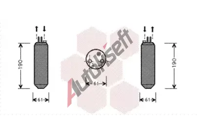 VAN WEZEL Surna klimatizace VAW 8200D080, 8200D080