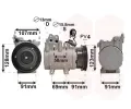 VAN WEZEL Kompresor - klimatizace ‐ VAW 8200K161