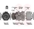 Kompresor klimatizace VAN WEZEL ‐ VAW 8200K209