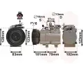 Kompresor klimatizace VAN WEZEL ‐ VAW 8200K219