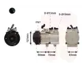 Kompresor klimatizace VAN WEZEL ‐ VAW 8200K257