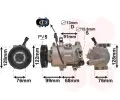 Kompresor klimatizace VAN WEZEL ‐ VAW 8200K296