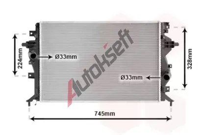 VAN WEZEL Chladi vody VAW 82012720, 82012720