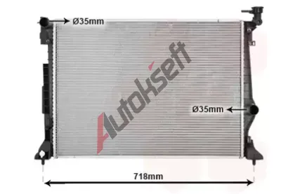 VAN WEZEL Chladi vody VAW 82012740, 82012740
