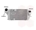 Chladi vzduchu intercooler VAN WEZEL ‐ VAW 82014701