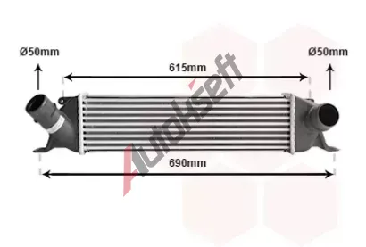 VAN WEZEL Chladi� vzduchu intercooler VAW 82014706, 82014706