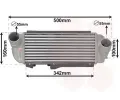 Chladi vzduchu intercooler VAN WEZEL ‐ VAW 82014707