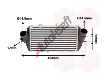 VAN WEZEL Chladi vzduchu intercooler VAW 82014711, 82014711