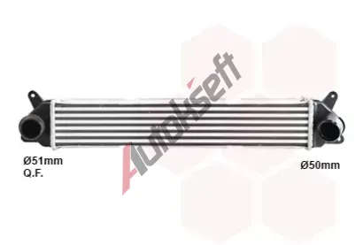 VAN WEZEL Chladič vzduchu intercooler VAW 82014715, 82014715 VAN WEZEL Chladič vzduchu intercooler VAW 82014715, 82014715