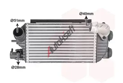 VAN WEZEL Chladi� vzduchu intercooler VAW 82014722, 82014722
