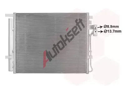 VAN WEZEL Kondenzátor klimatizace VAW 82015703, 82015703 VAN WEZEL Kondenzátor klimatizace VAW 82015703, 82015703