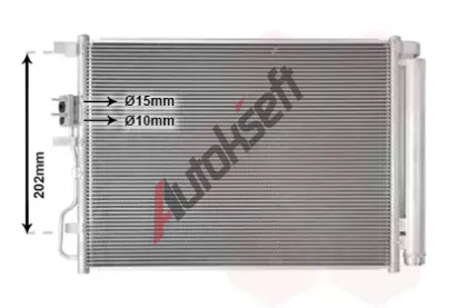 VAN WEZEL Kondenztor klimatizace VAW 82015706, 82015706