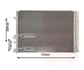 Kondenztor klimatizace VAN WEZEL ‐ VAW 82015711