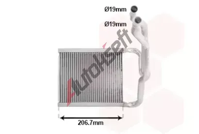 VAN WEZEL Výměník tepla vnitřního vytápění VAW 82016704, 82016704 VAN WEZEL Výměník tepla vnitřního vytápění VAW 82016704, 82016704