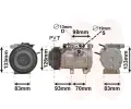 Kompresor klimatizace VAN WEZEL ‐ VAW 8201K709