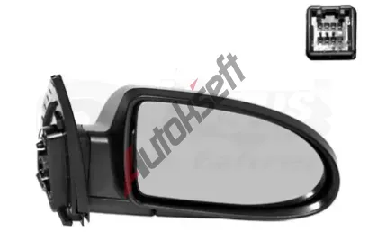 VAN WEZEL Vnější zpětné zrcátko VAW 8226818, 8226818 VAN WEZEL Vnější zpětné zrcátko VAW 8226818, 8226818