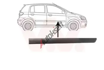 VAN WEZEL Ozdobn� / ochrann� li�ta dve�� VAW 8252424, 8252424