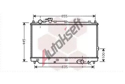 VAN WEZEL Chladi vody VAW 83002059, 83002059