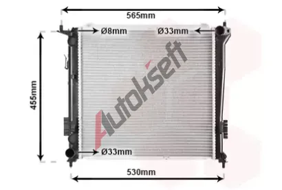 VAN WEZEL Chladi vody VAW 83002098, 83002098