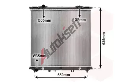 VAN WEZEL Chladi vody VAW 83002175, 83002175