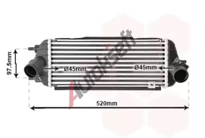 VAN WEZEL Chladi vzduchu intercooler VAW 83004281, 83004281