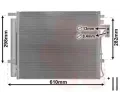Kondenztor klimatizace VAN WEZEL ‐ VAW 83005149