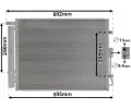 Kondenztor klimatizace VAN WEZEL ‐ VAW 83005150