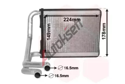 VAN WEZEL V�m�n�k tepla vnit�n�ho vyt�p�n� VAW 83006222, 83006222