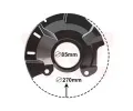 Ochrann� plech proti ne�istot�m brzdov�ho kotou�e&nbsp;VAN WEZEL&nbsp;&dash;&nbsp;VAW 8323372