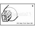 VDO Vodn epadlo ostikovae skel VD 246-082-008-021Z, 246-082-008-021Z