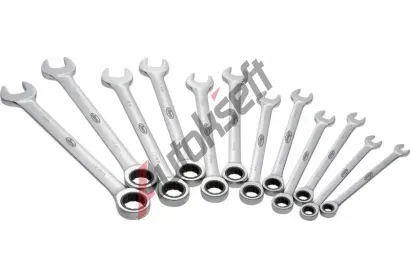 VIGOR R��na-sada kl��� o�ko-vidlice Ratcheting combination wrench set VGR V1031, V1031