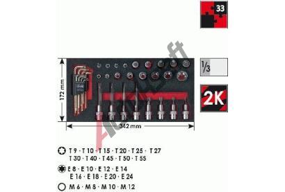 VIGOR Dlensk modul Soft foam insert with assortment VGR V1519, V1519