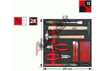 VIGOR Dlensk modul Soft foam insert with assortment VGR V1521, V1521