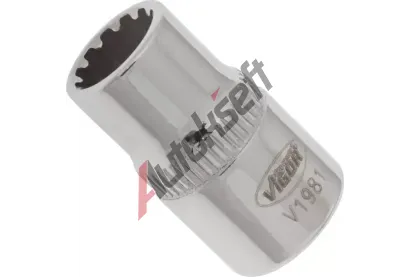 VIGOR Sada �esti�heln�kov�ch n�str�ek 1/4 inch / 6.3 mm Socket with multi-purpose profile VGR V1981, V1981