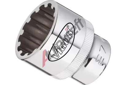 VIGOR Sada �esti�heln�kov�ch n�str�ek 1/4 inch / 6.3 mm Socket with multi-purpose profile VGR V1983, V1983