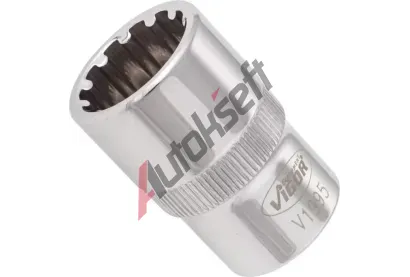 VIGOR Sada �esti�heln�kov�ch n�str�ek 1/2 inch / 12.5 mm Socket with multi-purpose profile VGR V1995, V1995
