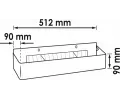 VIGOR Drk doz, dlensk vozk Can holder extra long for SeriesXD up to 6 cans VGR V2393-XD, V2393-XD